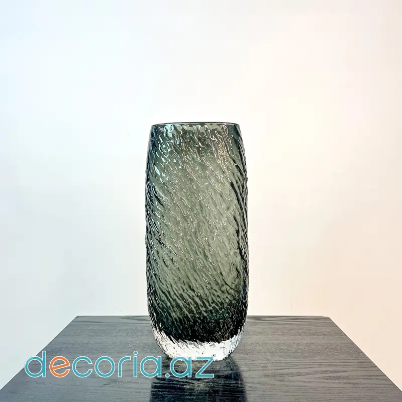 Buzlu Şüşə Güldan- Vazo