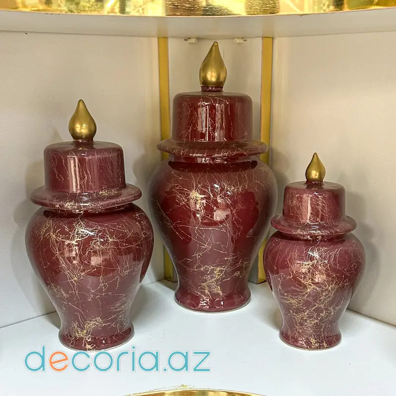 Premium Dekorativ Küp Dəsti