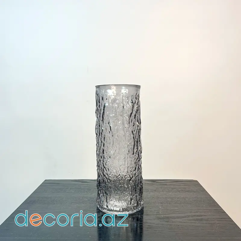 Buzlu Şüşə Güldan- Vazo