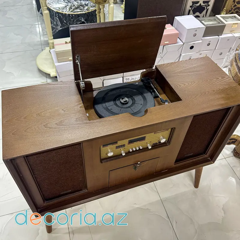 "Crosley"Modeli Vintage Üslubda Qramafon