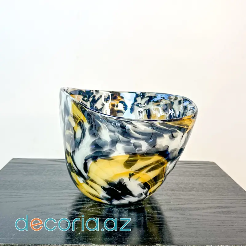 Abstrakt Naxışlı Qab