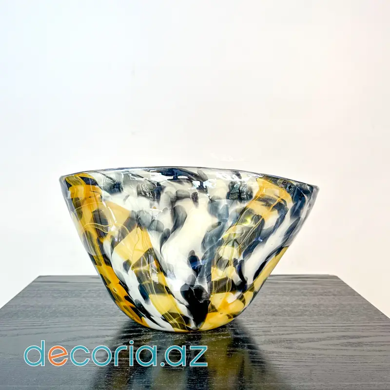 Abstrakt Naxışlı Qab