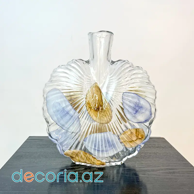 Rəngli Şüşə Güldan