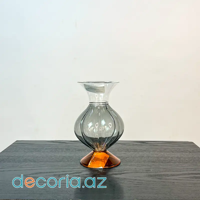 Dekorativ Şüşə Qab