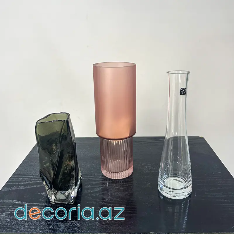 Modern Şüşə Güldan Kolleksiyası