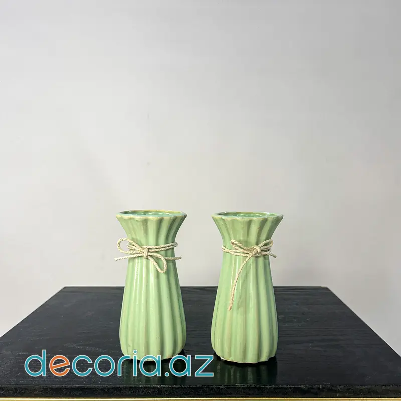 Modern Rəngli Silindrik Vazalar