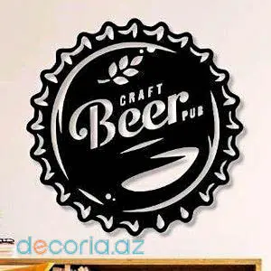 Budoq Qapağı Formasında Lazer Kəsim Qara Metal Divar Dekoru Panel Budoq Qapağı Formasında Lazer Kəsim Qara Metal Divar Dekoru Panel