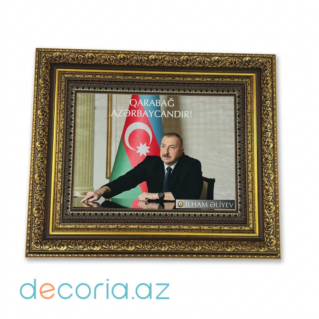 İlham Əliyev Portreti ("Qarabağ Azərbaycandır!")