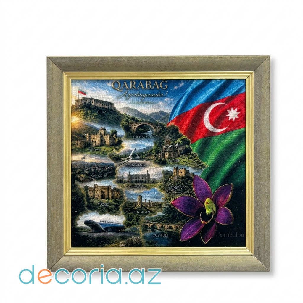 Qarabağ Xəritəsi və Xarıbülbül Tablosu